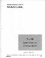 Service manual Tektronix 7L12