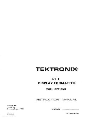 Сервисная инструкция Tektronix DF1 ― Manual-Shop.ru