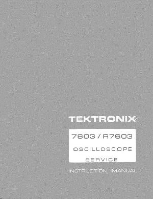 Сервисная инструкция Tektronix R7603 Oscilloscope ― Manual-Shop.ru