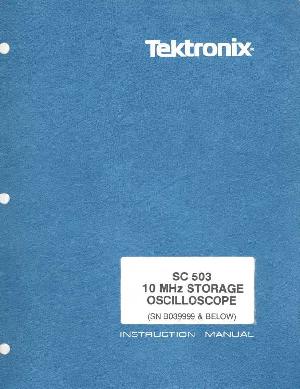Сервисная инструкция Tektronix SC503 Oscilloscope ― Manual-Shop.ru