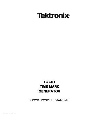 Сервисная инструкция Tektronix TG501 ― Manual-Shop.ru