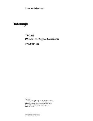 Сервисная инструкция Tektronix TSG95 PAL-NTSC SIGNAL GENERATOR ― Manual-Shop.ru