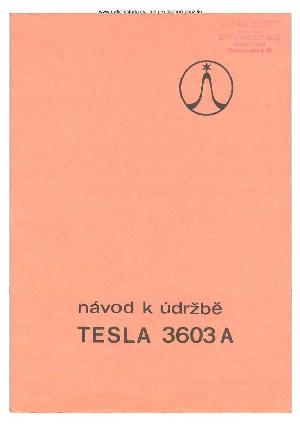 Сервисная инструкция Tesla 3603A ― Manual-Shop.ru