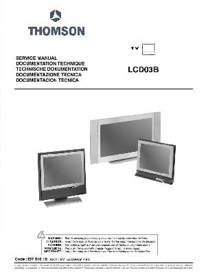 Service manual Thomson 15LCDM03B, 20LCDM03B ― Manual-Shop.ru