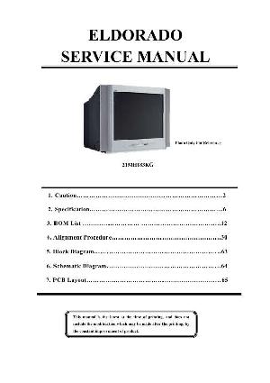 Сервисная инструкция Thomson 21MH183KG ― Manual-Shop.ru