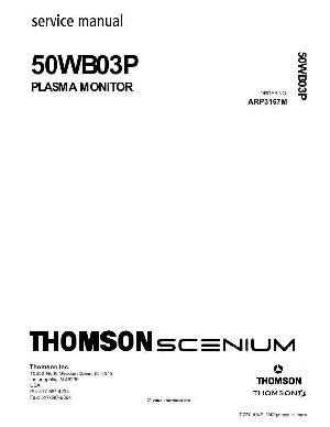 Сервисная инструкция Thomson 50WB03P ― Manual-Shop.ru