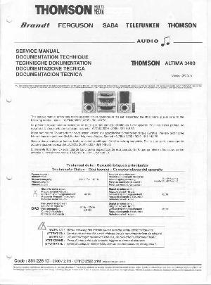 Service manual Thomson ALTIMA-3400 ― Manual-Shop.ru