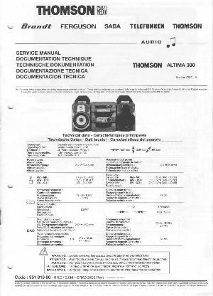Service manual Thomson ALTIMA-380 ― Manual-Shop.ru