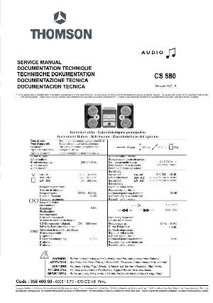 Service manual Thomson CS580 ― Manual-Shop.ru