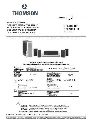 Service manual Thomson DPL-5000HT, DPL-680HT ― Manual-Shop.ru