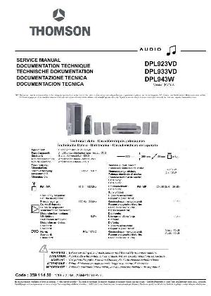 Service manual Thomson DPL-923VD, 933VD, 943W (схема) ― Manual-Shop.ru