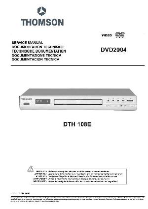 Сервисная инструкция Thomson DTH-108E ― Manual-Shop.ru