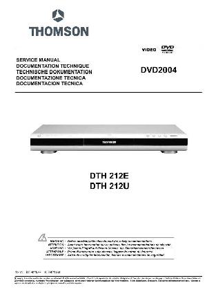 Сервисная инструкция Thomson DTH-212 ― Manual-Shop.ru