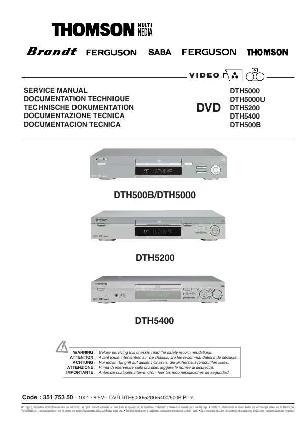 Сервисная инструкция Thomson DTH-500B, DTH-5000, DTH-5200, DTH-5400 ― Manual-Shop.ru