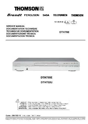 Сервисная инструкция Thomson DTH-700 ― Manual-Shop.ru