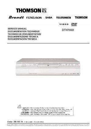 Сервисная инструкция Thomson DTH-7000 ― Manual-Shop.ru