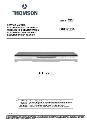 Сервисная инструкция Thomson DTH-720E ― Manual-Shop.ru