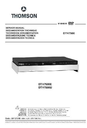 Сервисная инструкция Thomson DTH-7500E, U ― Manual-Shop.ru