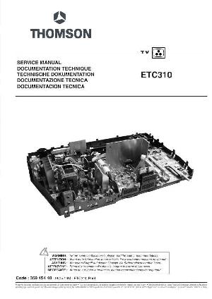 Сервисная инструкция Thomson ETC310 ― Manual-Shop.ru