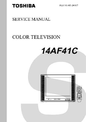 Сервисная инструкция Toshiba 14AF41C ― Manual-Shop.ru