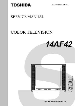 Сервисная инструкция Toshiba 14AF42 ― Manual-Shop.ru