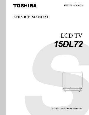 Service manual Toshiba 15DL72 ― Manual-Shop.ru