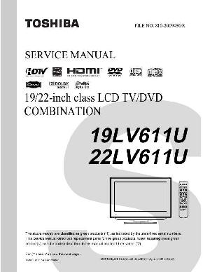 Сервисная инструкция Toshiba 19LV611U ― Manual-Shop.ru