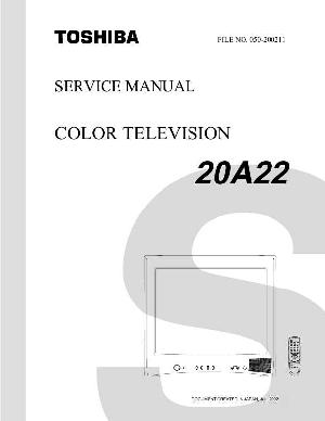Service manual Toshiba 20A22 ― Manual-Shop.ru
