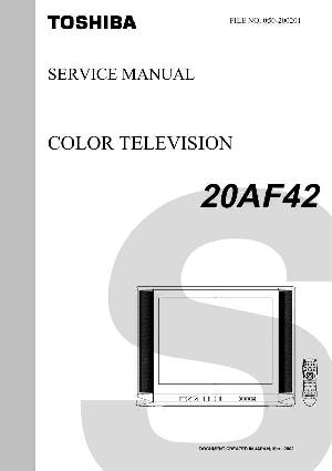Сервисная инструкция Toshiba 20AF42 ― Manual-Shop.ru