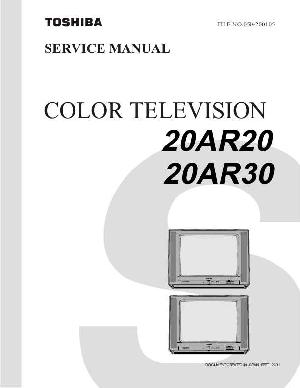Сервисная инструкция Toshiba 20AR20, 20AR30 ― Manual-Shop.ru