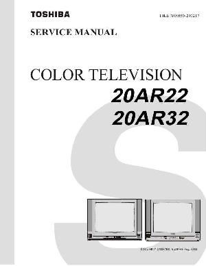 Сервисная инструкция Toshiba 20AR22, 20AR32 ― Manual-Shop.ru