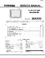 Service manual Toshiba 20AR33