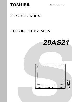 Сервисная инструкция Toshiba 20AS21 ― Manual-Shop.ru
