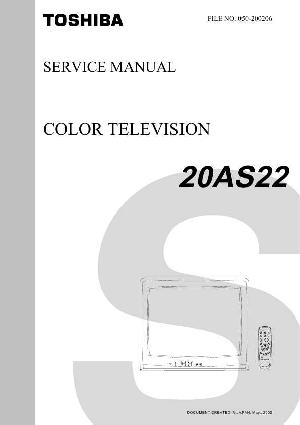 Сервисная инструкция Toshiba 20AS22 ― Manual-Shop.ru