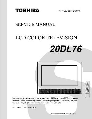 Сервисная инструкция Toshiba 20DL76 ― Manual-Shop.ru