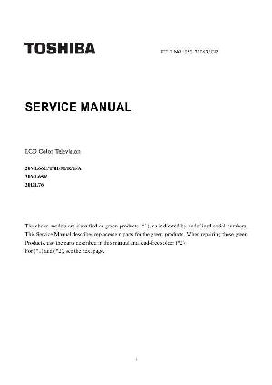 Service manual Toshiba 20DL76, 20VL65R, 20VL66 ― Manual-Shop.ru