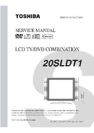 Сервисная инструкция Toshiba 20SLDT1 ― Manual-Shop.ru