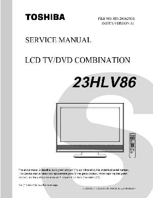Сервисная инструкция Toshiba 23HLV86 ― Manual-Shop.ru