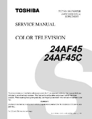 Сервисная инструкция Toshiba 24AF45 ― Manual-Shop.ru
