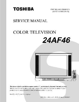 Сервисная инструкция Toshiba 24AF46 ― Manual-Shop.ru
