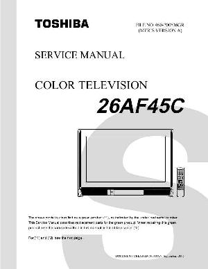 Сервисная инструкция Toshiba 26AF45C ― Manual-Shop.ru