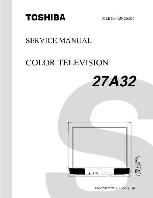Service manual Toshiba 27A32 ― Manual-Shop.ru