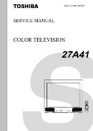 Сервисная инструкция Toshiba 27A41 ― Manual-Shop.ru