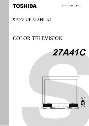 Service manual Toshiba 27A41C ― Manual-Shop.ru