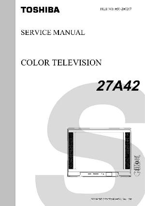 Service manual Toshiba 27A42 ― Manual-Shop.ru