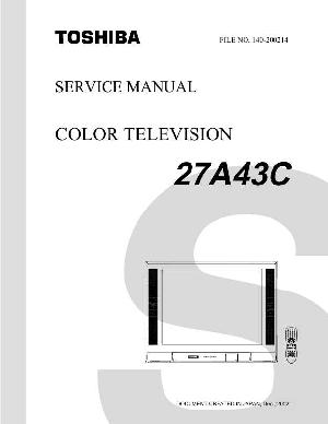 Service manual Toshiba 27A43C ― Manual-Shop.ru