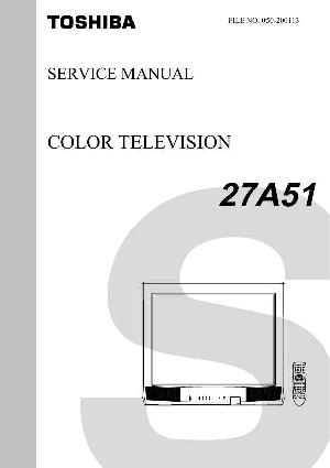Service manual Toshiba 27A51 ― Manual-Shop.ru