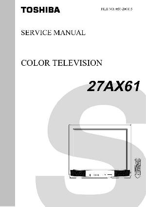 Сервисная инструкция Toshiba 27AX61 ― Manual-Shop.ru