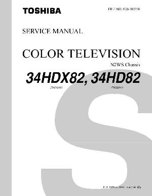 Service manual Toshiba 34DX82, 34HD82 ― Manual-Shop.ru