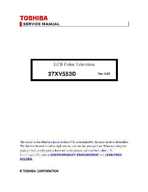 Service manual Toshiba 37XV553D ― Manual-Shop.ru